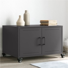 Mesa de centro acero negro 68x50x43,5 cm by , Coffee table - Ref: Foro24-846686, Price: 64,60 €, Discount: %
