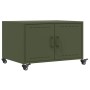 Mesa de centro acero verde oliva 68x50x43,5 cm de , Mesas de centro - Ref: Foro24-846690, Precio: 69,49 €, Descuento: %