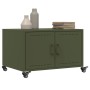 Mesa de centro acero verde oliva 68x50x43,5 cm de , Mesas de centro - Ref: Foro24-846690, Precio: 69,49 €, Descuento: %