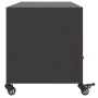 TV-Möbel aus schwarzem Stahl, 100,5x39x43,5 cm. von , TV-Möbel - Ref: Foro24-846692, Preis: 83,49 €, Rabatt: %