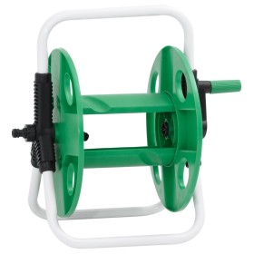 Carrete de rollo para manguera de pie acero verde 45 m 1/2" by , Garden hose holder - Ref: Foro24-4006167, Price: 28,92 €, Di...