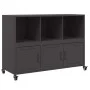 Schwarzer Stahlschrank 100,5x39x72 cm von , Sideboards - Ref: Foro24-846734, Preis: 134,55 €, Rabatt: %