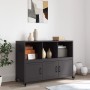 Aparador de acero negro 100,5x39x72 cm de , Aparadores - Ref: Foro24-846734, Precio: 126,03 €, Descuento: %