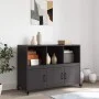 Aparador de acero negro 100,5x39x72 cm by , Sideboards - Ref: Foro24-846734, Price: 125,44 €, Discount: %