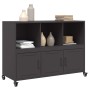 Aparador de acero negro 100,5x39x72 cm de , Aparadores - Ref: Foro24-846734, Precio: 126,03 €, Descuento: %