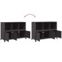 Aparador de acero negro 100,5x39x72 cm de , Aparadores - Ref: Foro24-846734, Precio: 126,03 €, Descuento: %
