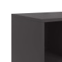 Aparador de acero negro 100,5x39x72 cm de , Aparadores - Ref: Foro24-846734, Precio: 126,03 €, Descuento: %