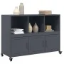 Anrichte aus anthrazitgrauem Stahl 100,5x39x72 cm von , Sideboards - Ref: Foro24-846736, Preis: 136,27 €, Rabatt: %