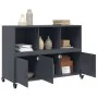 Anrichte aus anthrazitgrauem Stahl 100,5x39x72 cm von , Sideboards - Ref: Foro24-846736, Preis: 136,27 €, Rabatt: %