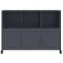 Anrichte aus anthrazitgrauem Stahl 100,5x39x72 cm von , Sideboards - Ref: Foro24-846736, Preis: 136,27 €, Rabatt: %