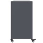 Anrichte aus anthrazitgrauem Stahl 100,5x39x72 cm von , Sideboards - Ref: Foro24-846736, Preis: 128,90 €, Rabatt: %
