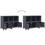 Aparador acero gris antracita 100,5x39x72 cm by , Sideboards - Ref: Foro24-846736, Price: 128,90 €, Discount: %