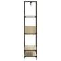 Perchero con estantes madera de ingeniería roble Sonoma by , Dresser Organizers and Bar Hangers - Ref: Foro24-847860, Price: ...