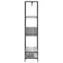 Perchero con estantes madera de ingeniería gris Sonoma by , Dresser Organizers and Bar Hangers - Ref: Foro24-847862, Price: 1...