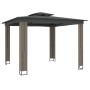 Cenador con doble techo de tela gris antracita 2,94x2,94 m de , Carpas y cenadores - Ref: Foro24-368445, Precio: 294,80 €, De...