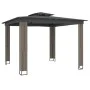 Cenador con doble techo de tela gris antracita 2,94x2,94 m de , Carpas y cenadores - Ref: Foro24-368445, Precio: 349,50 €, De...