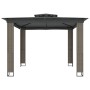 Pavillon mit doppeltem Dach aus anthrazitgrauem Stoff, 2,94x2,94 m. von , Zelte und Pavillons - Ref: Foro24-368445, Preis: 29...