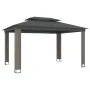Cenador con doble techo de tela gris antracita 3,94x2,96 m by , Tents and gazebos - Ref: Foro24-368447, Price: 368,46 €, Disc...