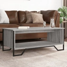 Mesa de centro madera de ingeniería gris Sonoma 100x51x40 cm by , Coffee table - Ref: Foro24-848482, Price: 60,45 €, Discount: %