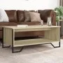Mesa de centro madera de ingeniería roble Sonoma 100x51x40 cm by , Coffee table - Ref: Foro24-848480, Price: 60,86 €, Discoun...