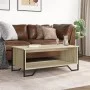 Mesa de centro madera de ingeniería roble Sonoma 100x51x40 cm by , Coffee table - Ref: Foro24-848480, Price: 60,86 €, Discoun...