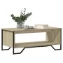 Mesa de centro madera de ingeniería roble Sonoma 100x51x40 cm by , Coffee table - Ref: Foro24-848480, Price: 60,86 €, Discoun...