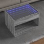 Mesa de centro con Infinity LED gris Sonoma 70x50x50 cm de , Mesas de centro - Ref: Foro24-847663, Precio: 103,29 €, Descuent...
