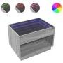 Mesa de centro con Infinity LED gris Sonoma 70x50x50 cm by , Coffee table - Ref: Foro24-847663, Price: 101,85 €, Discount: %