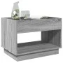 Mesa de centro con Infinity LED gris Sonoma 70x50x50 cm by , Coffee table - Ref: Foro24-847663, Price: 101,85 €, Discount: %
