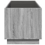 Mesa de centro con Infinity LED gris Sonoma 70x50x50 cm de , Mesas de centro - Ref: Foro24-847663, Precio: 103,29 €, Descuent...