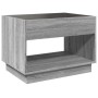 Mesa de centro con Infinity LED gris Sonoma 70x50x50 cm de , Mesas de centro - Ref: Foro24-847663, Precio: 103,29 €, Descuent...