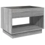 Mesa de centro con Infinity LED gris Sonoma 70x50x50 cm by , Coffee table - Ref: Foro24-847663, Price: 101,85 €, Discount: %