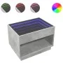 Mesa de centro con Infinity LED gris hormigón 70x50x50 cm by , Coffee table - Ref: Foro24-847661, Price: 97,47 €, Discount: %