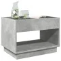 Mesa de centro con Infinity LED gris hormigón 70x50x50 cm by , Coffee table - Ref: Foro24-847661, Price: 97,47 €, Discount: %