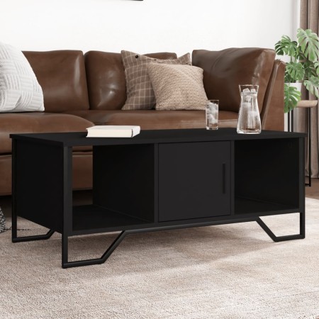 Schwarzer Couchtisch aus Ingenieurholz 100x51x40 cm von , Couchtisch - Ref: Foro24-848489, Preis: 62,93 €, Rabatt: %
