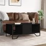 Mesa de centro madera de ingeniería negro 100x51x40 cm by , Coffee table - Ref: Foro24-848489, Price: 62,15 €, Discount: %
