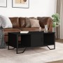 Schwarzer Couchtisch aus Ingenieurholz 100x51x40 cm von , Couchtisch - Ref: Foro24-848489, Preis: 62,93 €, Rabatt: %