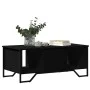 Mesa de centro madera de ingeniería negro 100x51x40 cm by , Coffee table - Ref: Foro24-848489, Price: 62,15 €, Discount: %