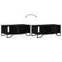Mesa de centro madera de ingeniería negro 100x51x40 cm by , Coffee table - Ref: Foro24-848489, Price: 62,15 €, Discount: %