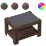 Mesa de centro y LED madera ingeniería marrón roble 73x53x45 cm by , Coffee table - Ref: Foro24-847552, Price: 117,73 €, Disc...