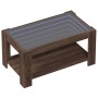 Mesa de centro y LED madera ingeniería marrón roble 93x53x45 cm by , Coffee table - Ref: Foro24-847559, Price: 131,12 €, Disc...