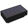 Mesa de centro con LED madera de ingeniería negro 90x50x30 cm de , Mesas de centro - Ref: Foro24-847519, Precio: 148,37 €, De...