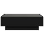 Mesa de centro con LED madera de ingeniería negro 90x50x30 cm by , Coffee table - Ref: Foro24-847519, Price: 156,73 €, Discou...