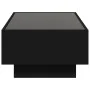 Mesa de centro con LED madera de ingeniería negro 90x50x30 cm de , Mesas de centro - Ref: Foro24-847519, Precio: 148,37 €, De...