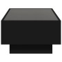 Mesa de centro con LED madera de ingeniería negro 90x50x30 cm by , Coffee table - Ref: Foro24-847519, Price: 156,73 €, Discou...