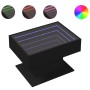 Mesa de centro con LED madera de ingeniería negro 70x50x45 cm by , Coffee table - Ref: Foro24-847533, Price: 121,75 €, Discou...