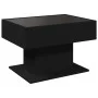 Mesa de centro con LED madera de ingeniería negro 70x50x45 cm by , Coffee table - Ref: Foro24-847533, Price: 120,00 €, Discou...