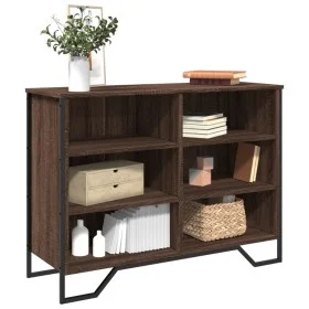Ingenieurholz-Sideboard in brauner Eiche, 101x35,5x74,5 cm. von , Sideboards - Ref: Foro24-848558, Preis: 77,05 €, Rabatt: %