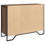 Ingenieurholz-Sideboard in brauner Eiche, 101x35,5x74,5 cm. von , Sideboards - Ref: Foro24-848558, Preis: 77,05 €, Rabatt: %