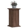 Pflanzenständer aus braunem Eichenholz, 33x33x60 cm. von , Topfständer - Ref: Foro24-852966, Preis: 43,51 €, Rabatt: %